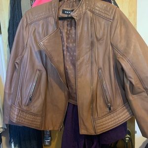Faux leather jacket